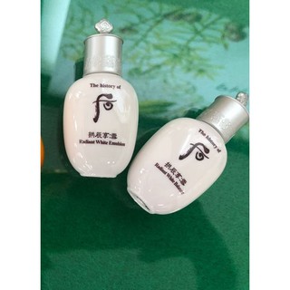 Cặp nước hoa hồng & Sữa dưỡng trắng da mini Whoo
