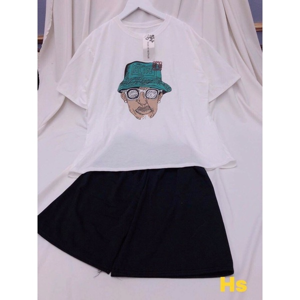 bộ đùi anh đa đen đeo kính đội mũ xanh Size S M L xl XxL