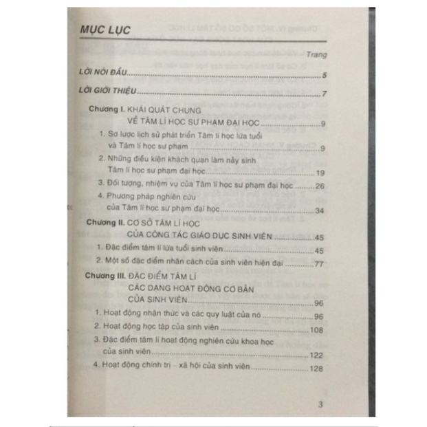 Sách - Tâm Lí Học Sư Phạm Đại Học