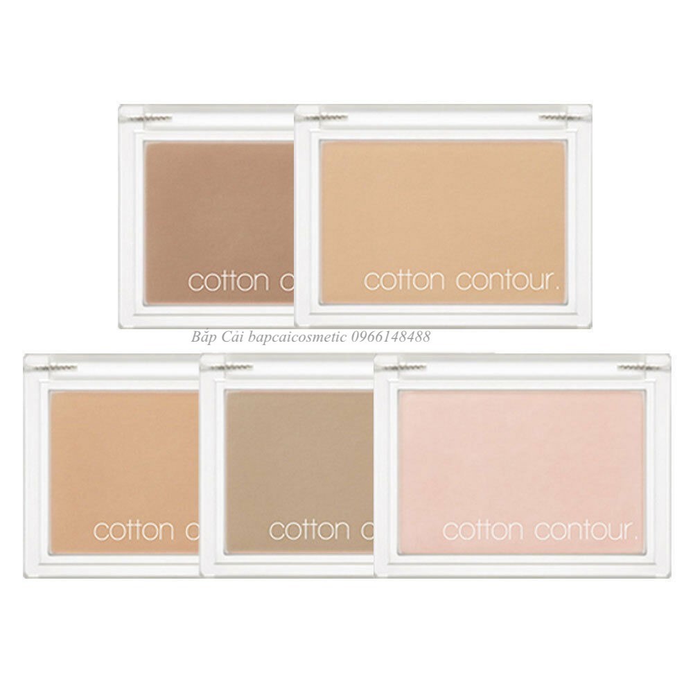 MBC Phấn tạo khối và highlight Missha Cotton Contour - phấn má Missha Cotton Blusher