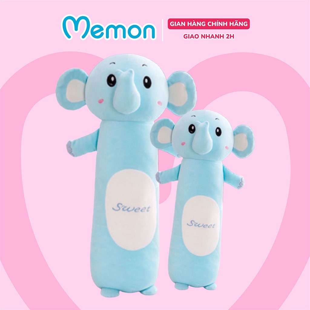 Voi Bông Sweet Làm Gối Ôm Cho Bé Cao Cấp Memon