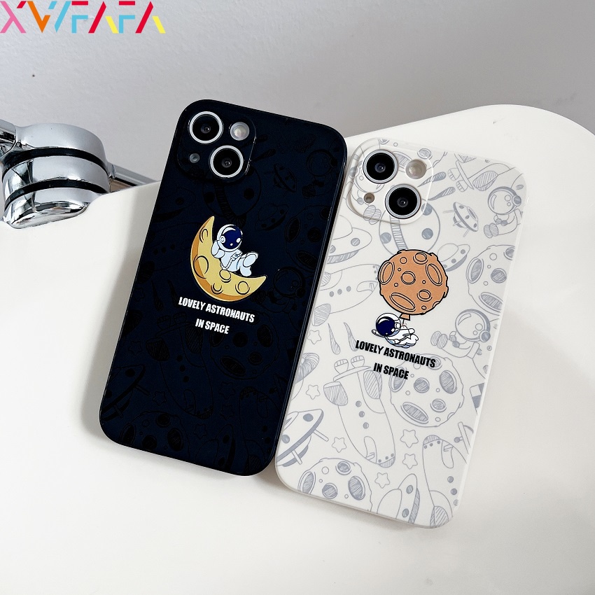 For Xiaomi Mi 10T 9T Pro 10T Lite Redmi K40 Pro+ K30 Pro Zoom K30i K30S K20 Cute Astronaut Soft Silicone Couple Case Anti-fall Back Cover
