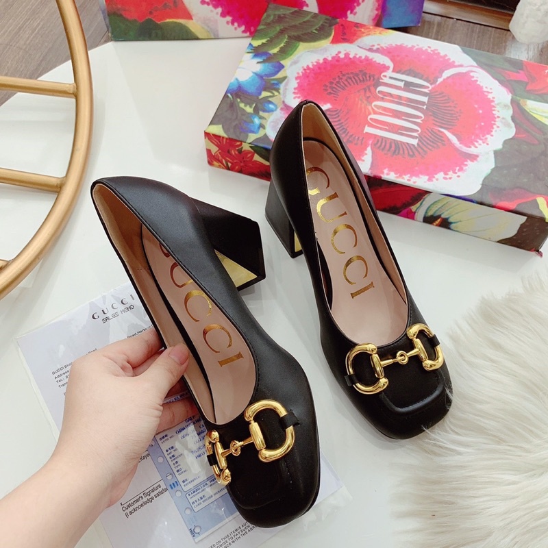 Đầm gu.cci da lò khóa vàng