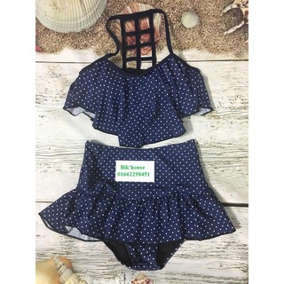 Đồ bơi - bikini - Đen trơn - Chấm bi