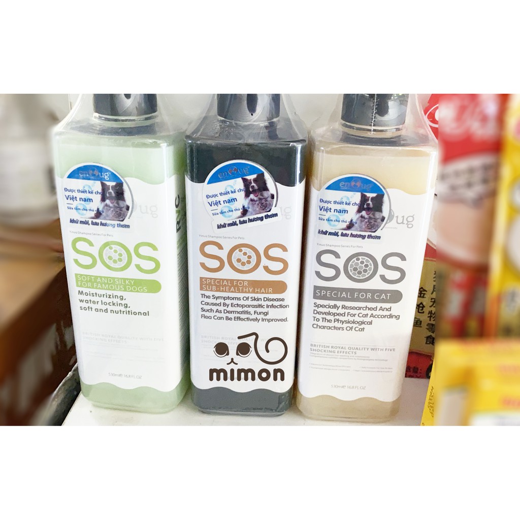 Sữa Tắm SOS Dành Cho Chó Mèo - 530ml