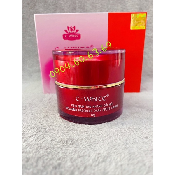 Kem C WHITE 12g Nám Tàn Nhang Đồi Môi CHÍNH HÃNG CWHITE