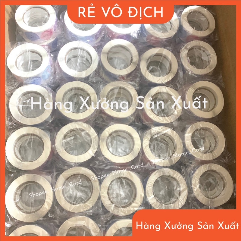 Cuộn 500 tem sticker thank you, nhãn dán in chữ thank you, tem cảm ơn tròn kích thước 2.5 cm