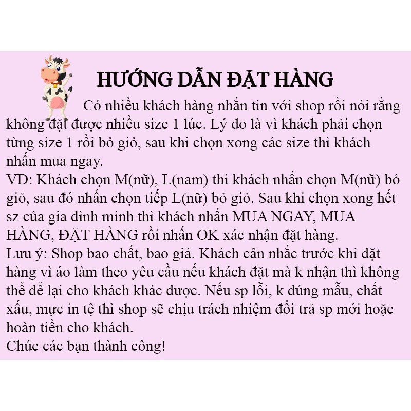 Áo gia đình cổ bẻ chất cá sấu loại 1 đủ màu đủ size từ 5-100kg