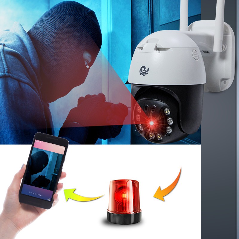 Thế hệ mới 3.0Mpx, CARECAM C8031 PTZ - 3.0Mpx - 1080P quan sát xa, góc rộng, báo động, bảo hành 2 năm | BigBuy360 - bigbuy360.vn