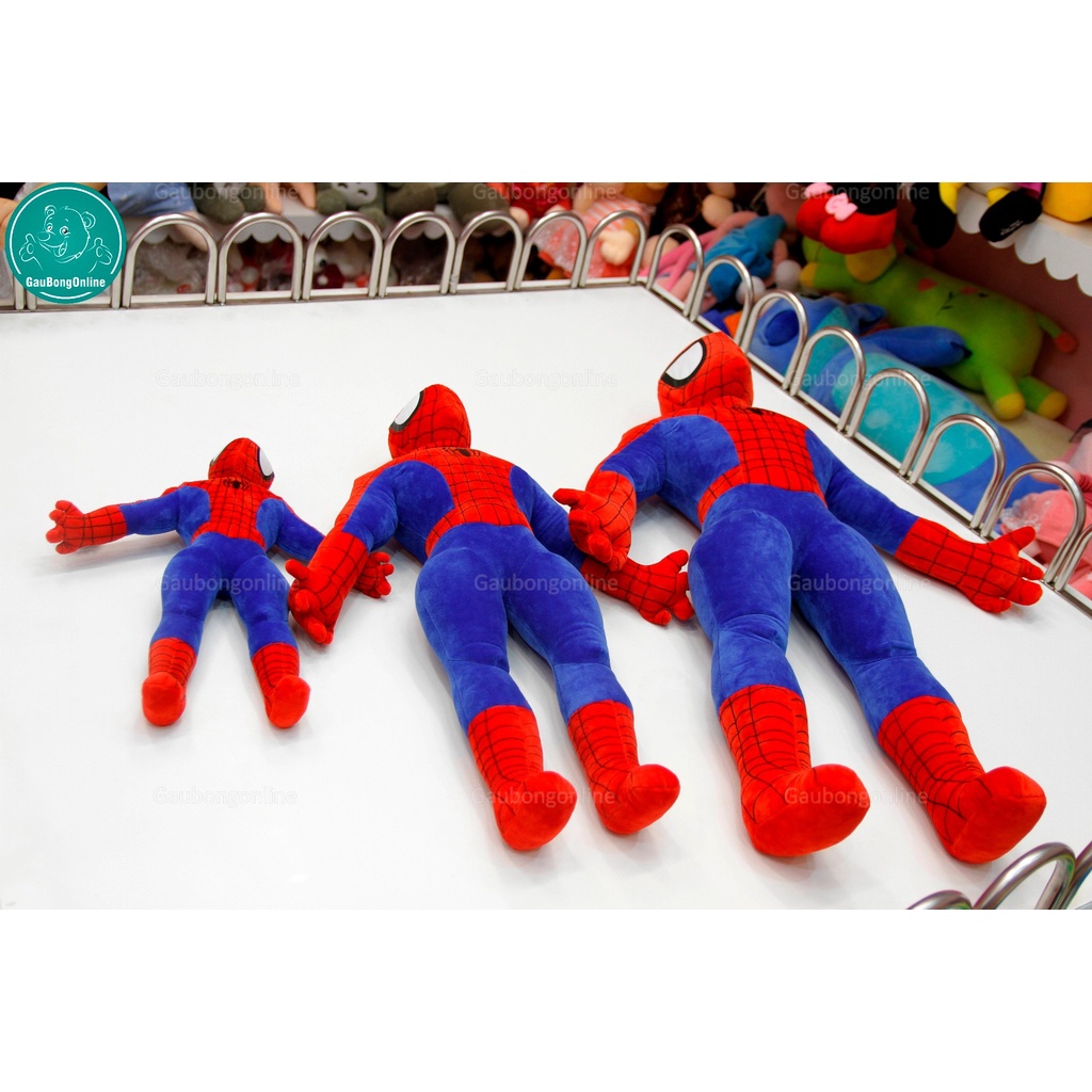 Gấu Bông Siêu Nhân Người Nhện Spiderman Cho Bé tphcm, Siêu Nhân Nhồi Bông Người Nhện, Gấu Bông Gối Ôm Người Nhện