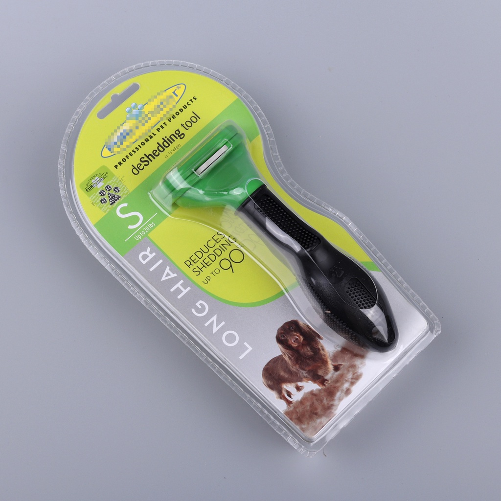 Lược Chải Lông rụng,lấy lông chết cho chó mèo Kún Miu -Fuminator Có Nút Bấm-Màu Ngẫu Nhiên