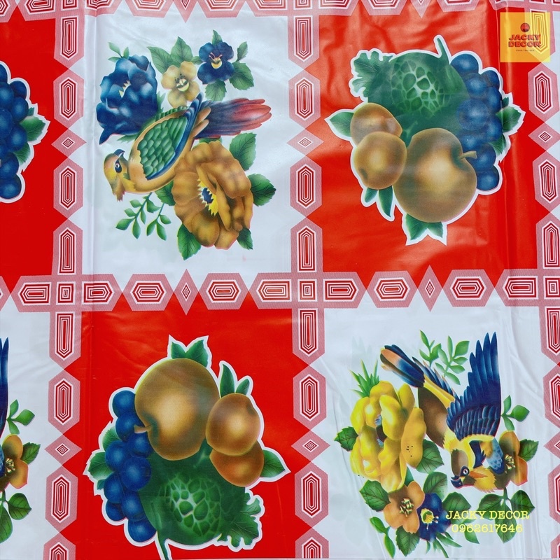 KHĂN TRẢI BÀN CON VẸT PHONG CÁCH XƯA 140x100cm; 140x200cm; 140x300cm