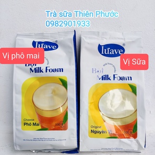Bột kem phô mai/ kem machiato (bột milk foam) topping trà sữa hiệu Luave - trà sữa Thiên Phước