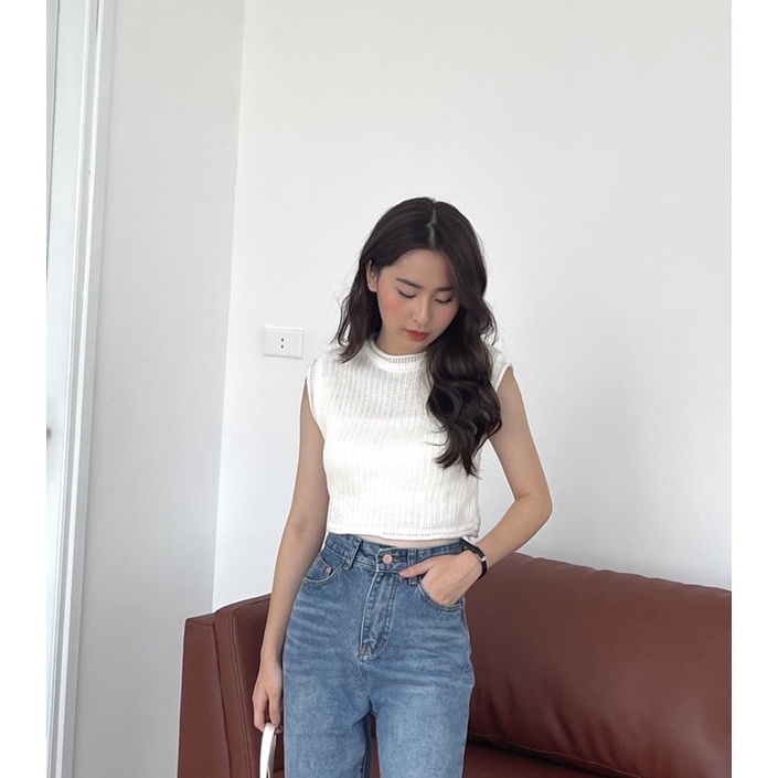 Quần jeans rách 2 gối xanh đậm | BigBuy360 - bigbuy360.vn