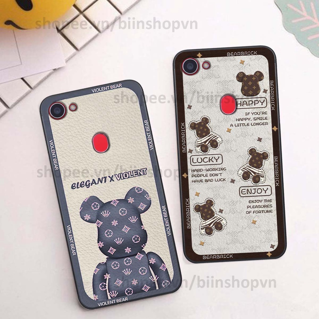 Ốp Oppo F5 / F5 Youth / F7 hình gấu bear brick đẹp độc lạ, thời trang, cá tính