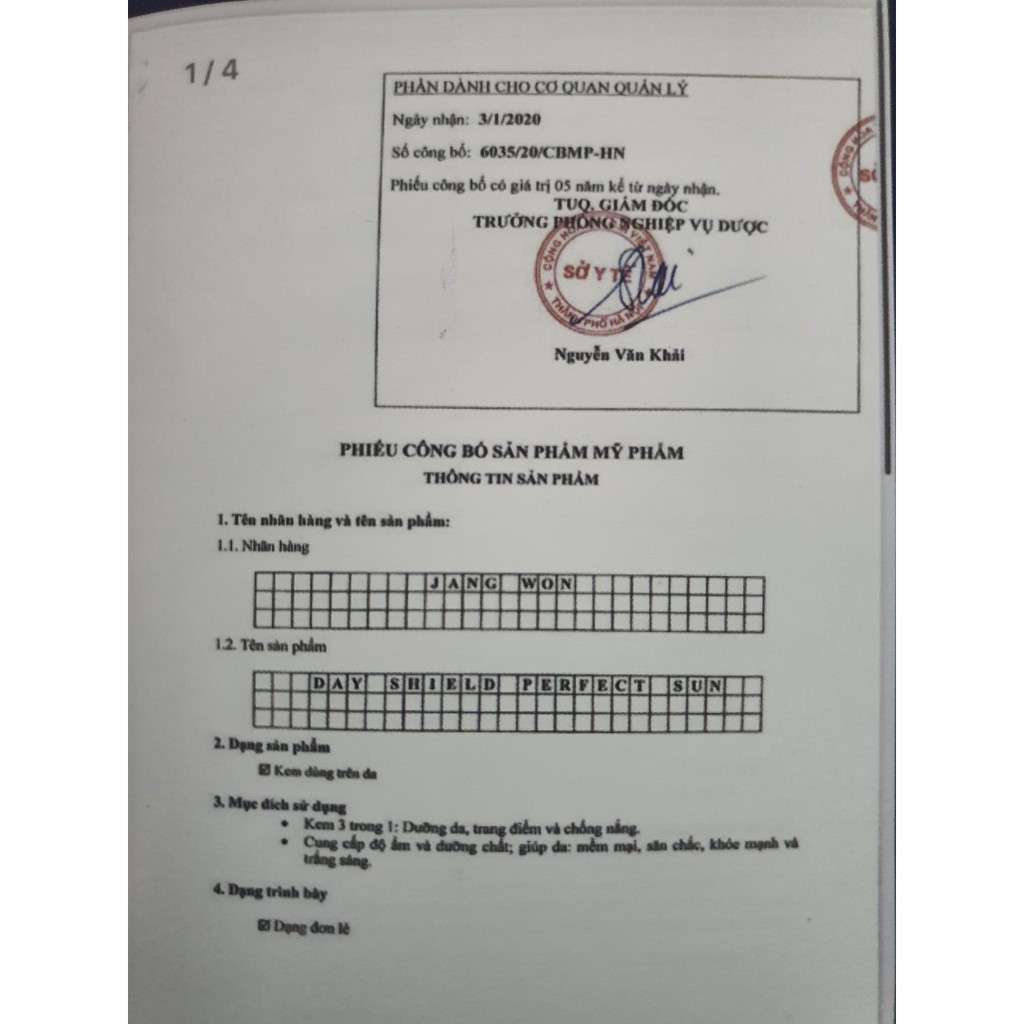 KEM CHỐNG NẮNG DOCTOR NATURE
