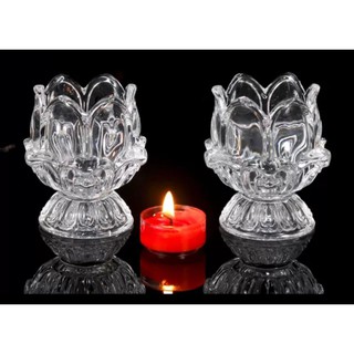 Chân nến búp sen _ tặng nến tealight