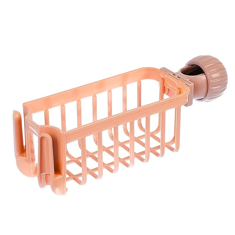 Giá Đỡ Đựng Xà Phòng / Miếng Bọt Biển Rửa Chén Gắn Vòi Nước Bồn Rửa Nhà Bếp Tiện Lợi