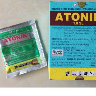 1 hộp phân bón, kích rễ Atonik