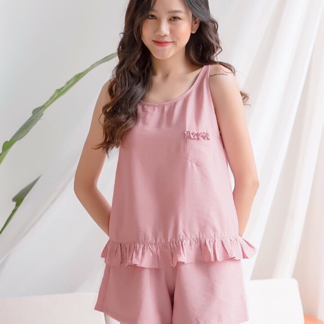 Bộ đồ lụa cao cấp bèo ngực