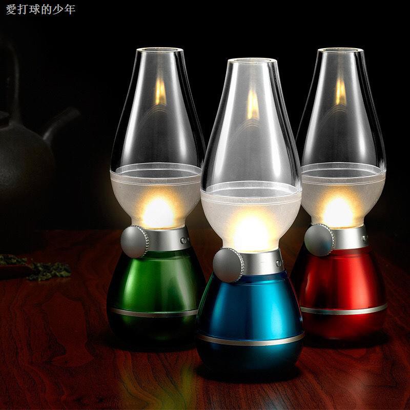 Đèn Led Để Bàn Phong Cách Retro Có Thể Sạc Lại