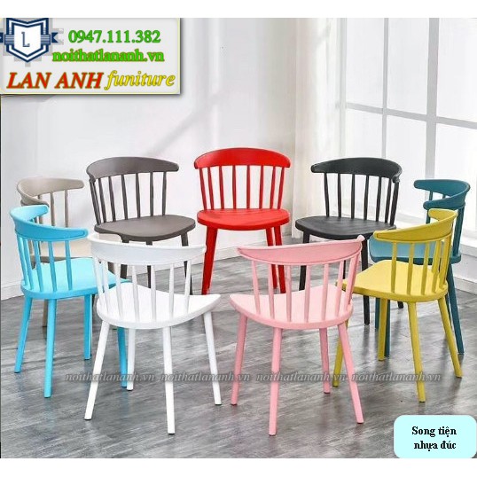 Ghế song tiện nhựa đúc nhập khẩu