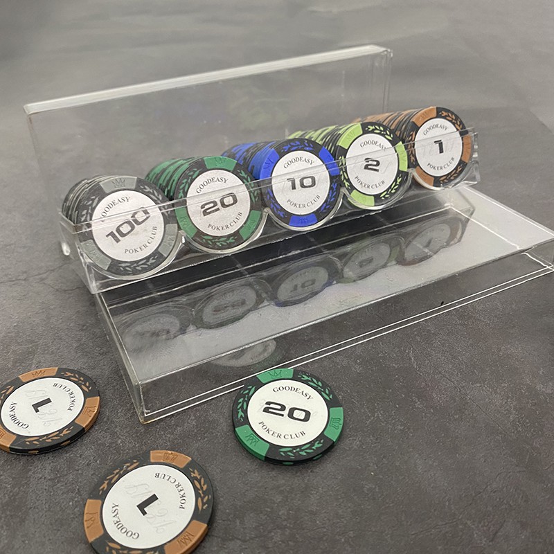 Set 10 Chip poker có số ( phỉnh poker ) hợp chất nhựa ABS có lõi kim loại cao cấp TẶNG KHAY KHI MUA 100 CHIP