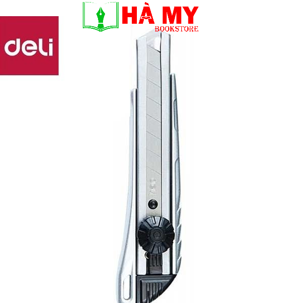 [Hỏa Tốc] Dao rọc giấy lớn Deli 2045 18mm - Dao Deli Cao Cấp