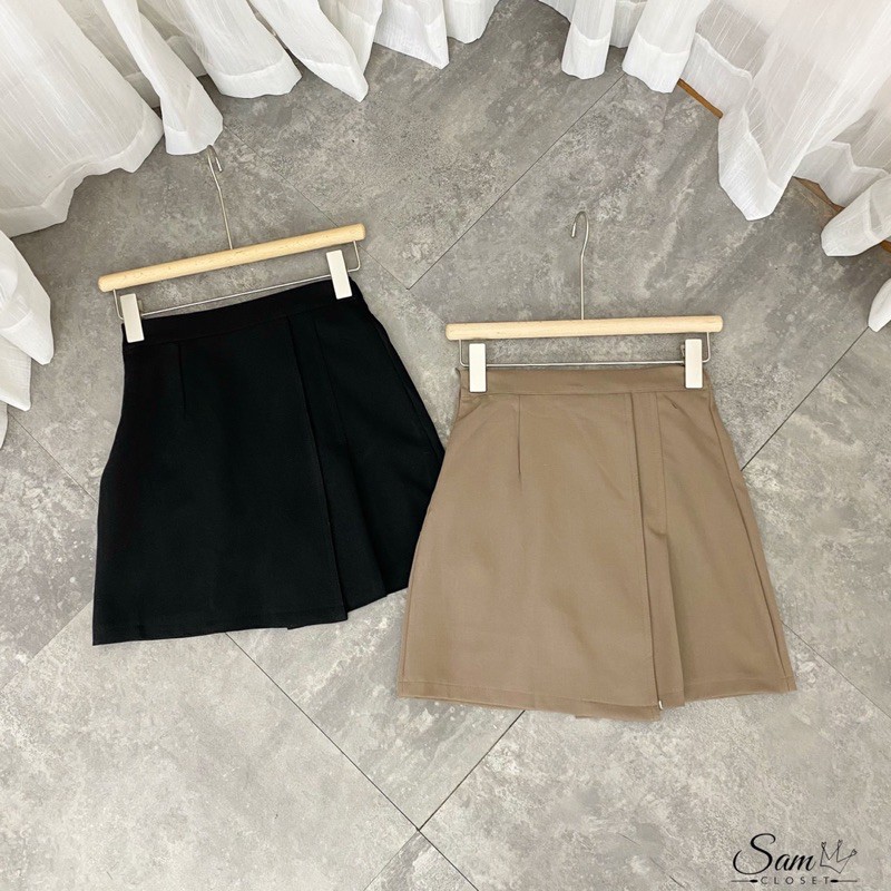 chân váy ly vạt một bên chun sau | BigBuy360 - bigbuy360.vn