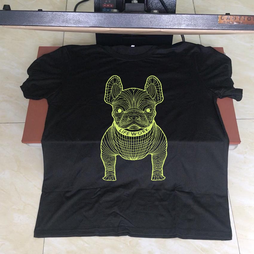 Áo thun, áo phông nam nữ form rộng T&amp;T in hình LifeWork-LW001 (đen- trắng) chất liệu cotton mềm mát