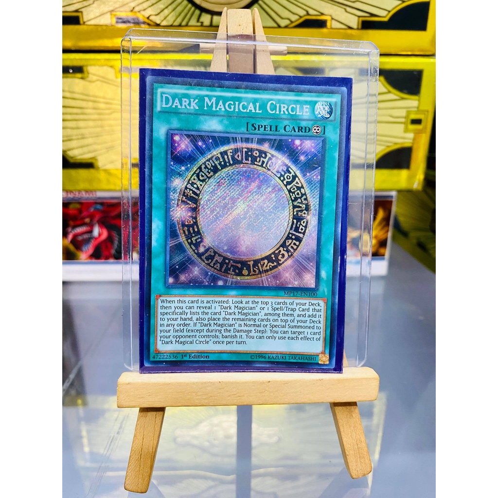 [ Dưa Hấu Yugioh ] Lá bài thẻ bài Dark Magical Circle - Secret Rare - Tặng bọc bài nhựa bảo quản