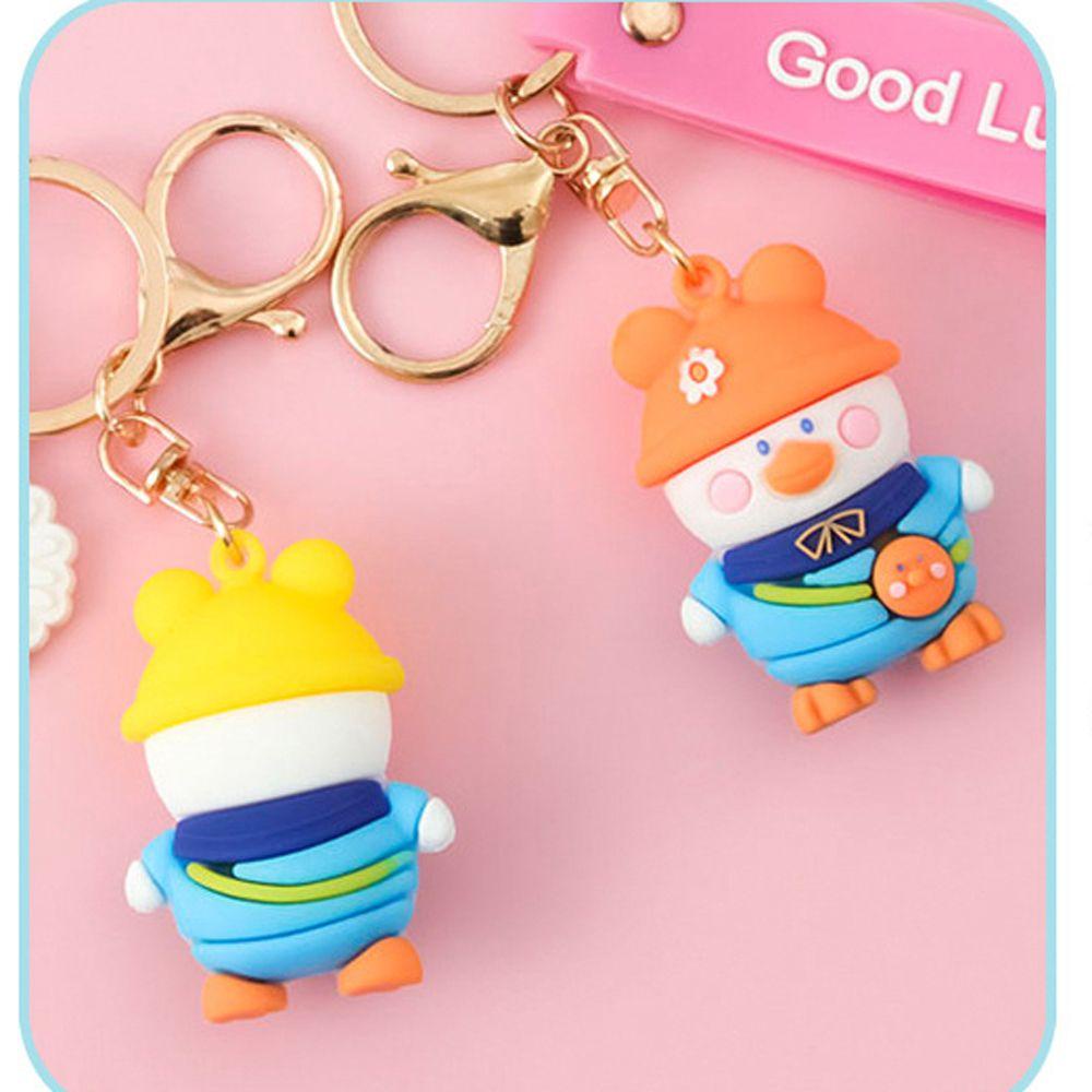 REBUY1 Lalafanfan Móc Chìa Khóa Xe Hơi / Ba Lô / Túi Xách Trang Trí Hình Vịt Hyaluronic Acid