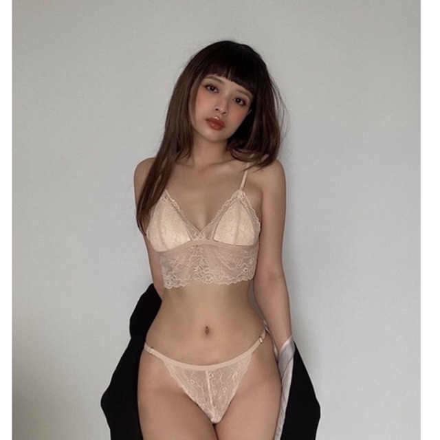Áo Bralette Ren Butter - Lilace.studio Thiết Kế ( Tặng kèm mút )