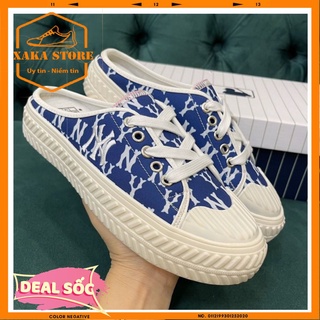 ✅[ Full Box + Bill ] 🌺Giày Sục NY, Đạp Gót, Giày Sục 𝐌𝐋𝐁 NY xanh  Độn đế mới nhất 2021