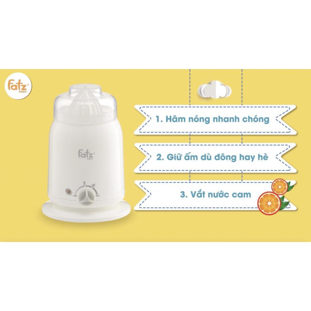 Máy hâm sữa Fatz 4 chức năng, Hâm nóng, giữ nóng, tiệt trùng bình sữa, vắt cam,Fatz baby Hàn Quốc