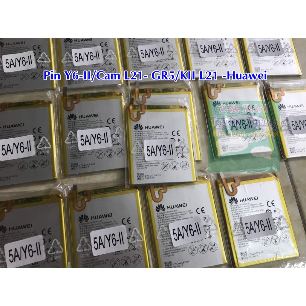 Pin Y6-II/Cam L21/Gr5/HB396481EBC -Huawei