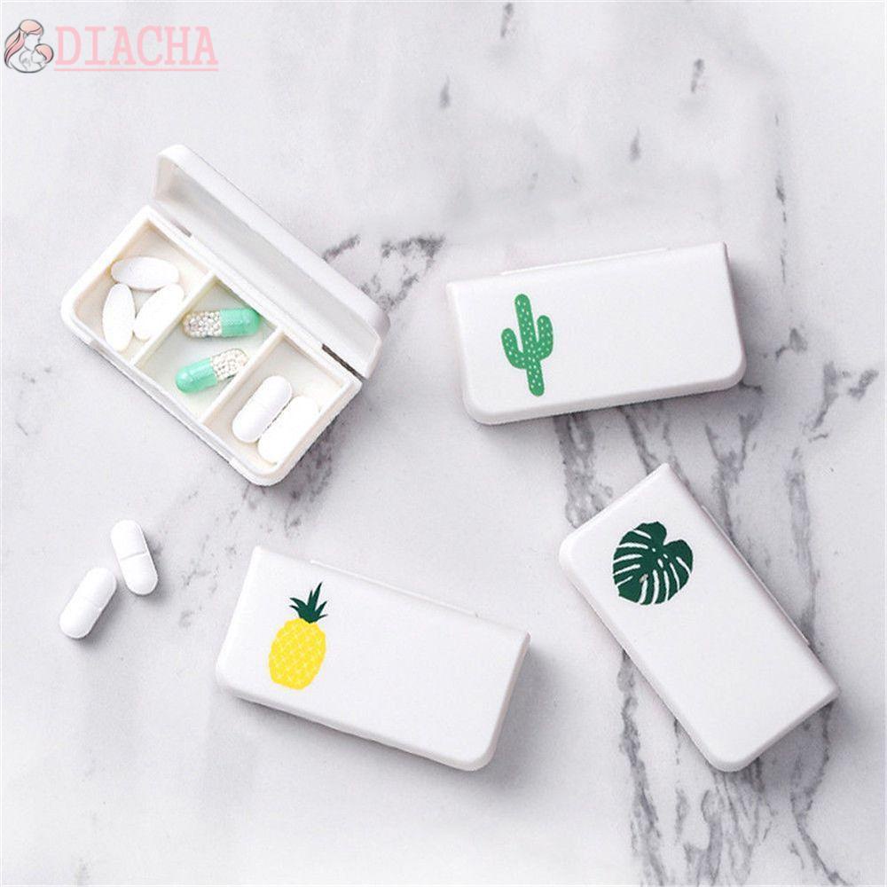 Hộp đựng thuốc mini 3 ngăn chống bụi mang đi du lịch tiện lợi