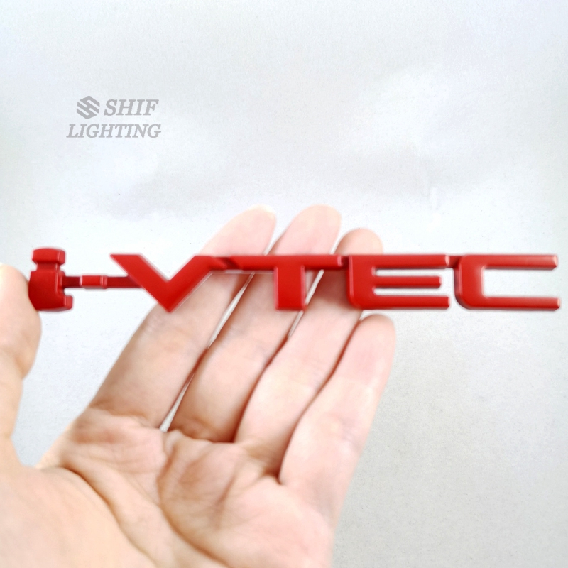 Miếng dán kim loại họa tiết chữ logo i-VTEC thay thế cho xe iVTEC Honda