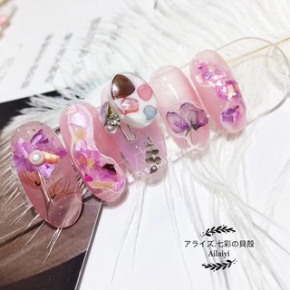 xà cừ mỏng trang trí móng 12 màu