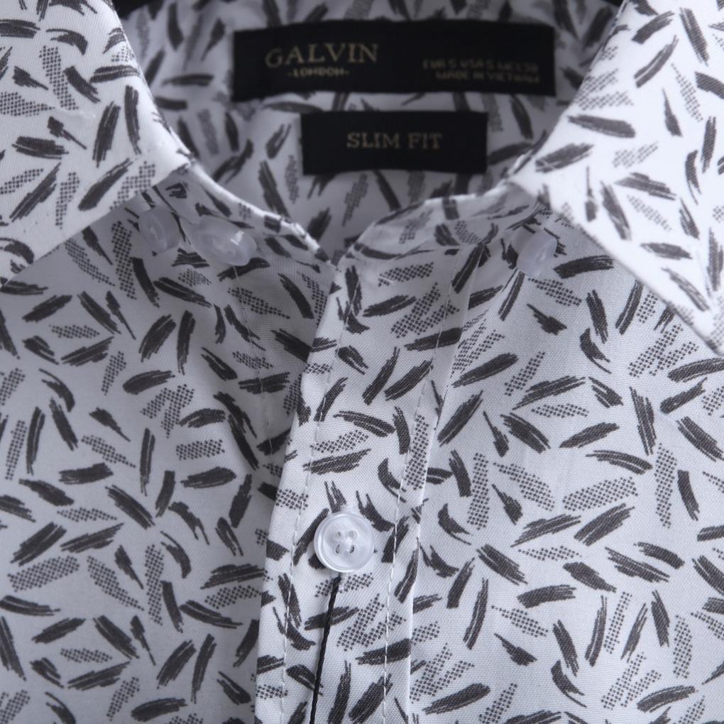 Áo sơ mi nam họa tiết Galvin cổ bẻ dài tay form ôm hàn quốc SMGV133 - Leo Vatino | BigBuy360 - bigbuy360.vn