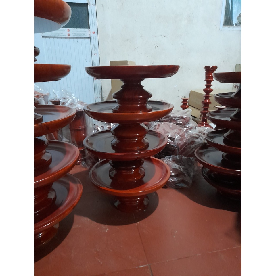 Mâm bồng  thờ cúng bằng gỗ Hương
