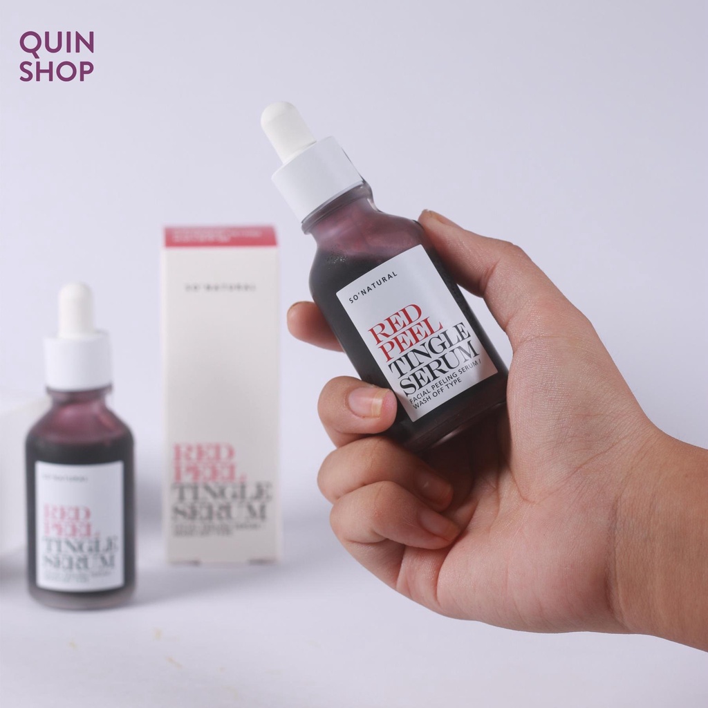 Tinh Chất Tái Tạo Da So'Natural Red Peel Tingle Serum