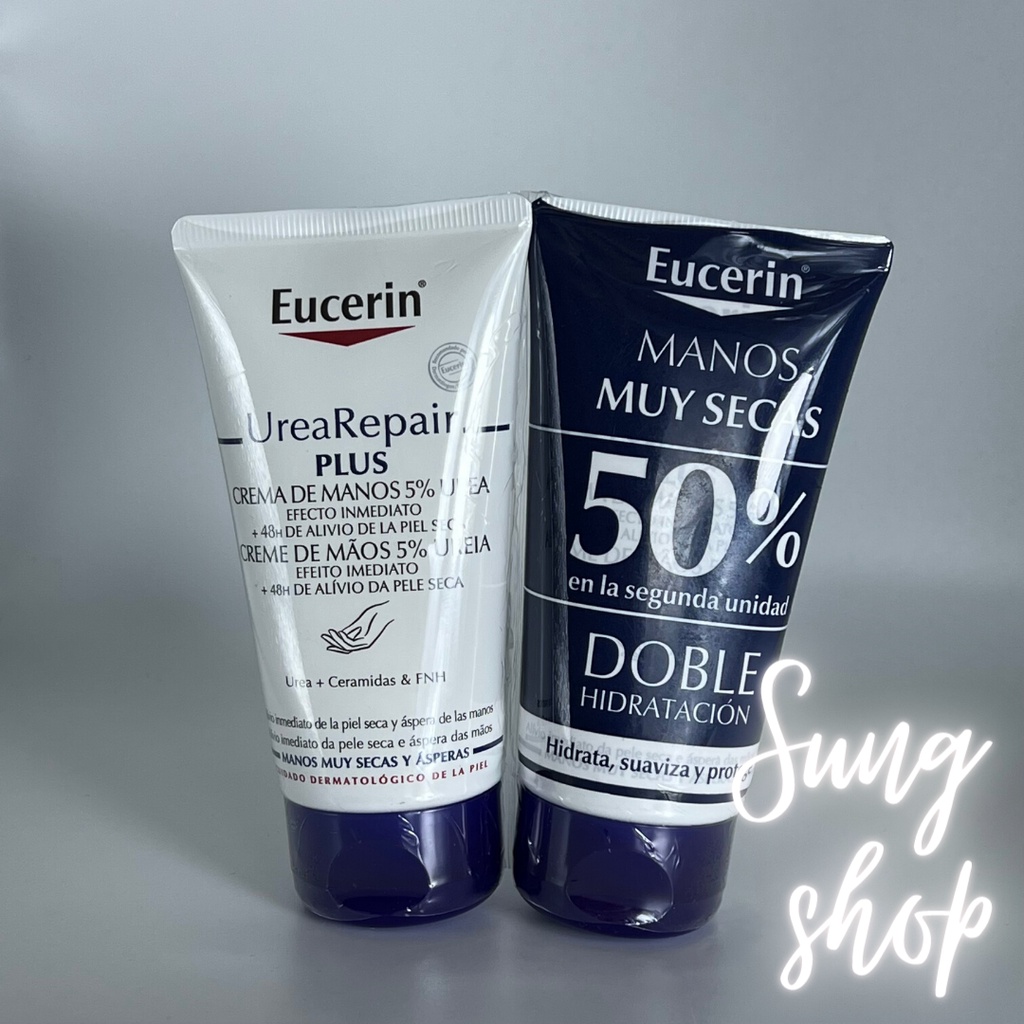[RẤT HIỆU QUẢ] Kem dưỡng da tay siêu mềm mại EUCERIN UreaRepair PLUS 5% không gây nhờn rít