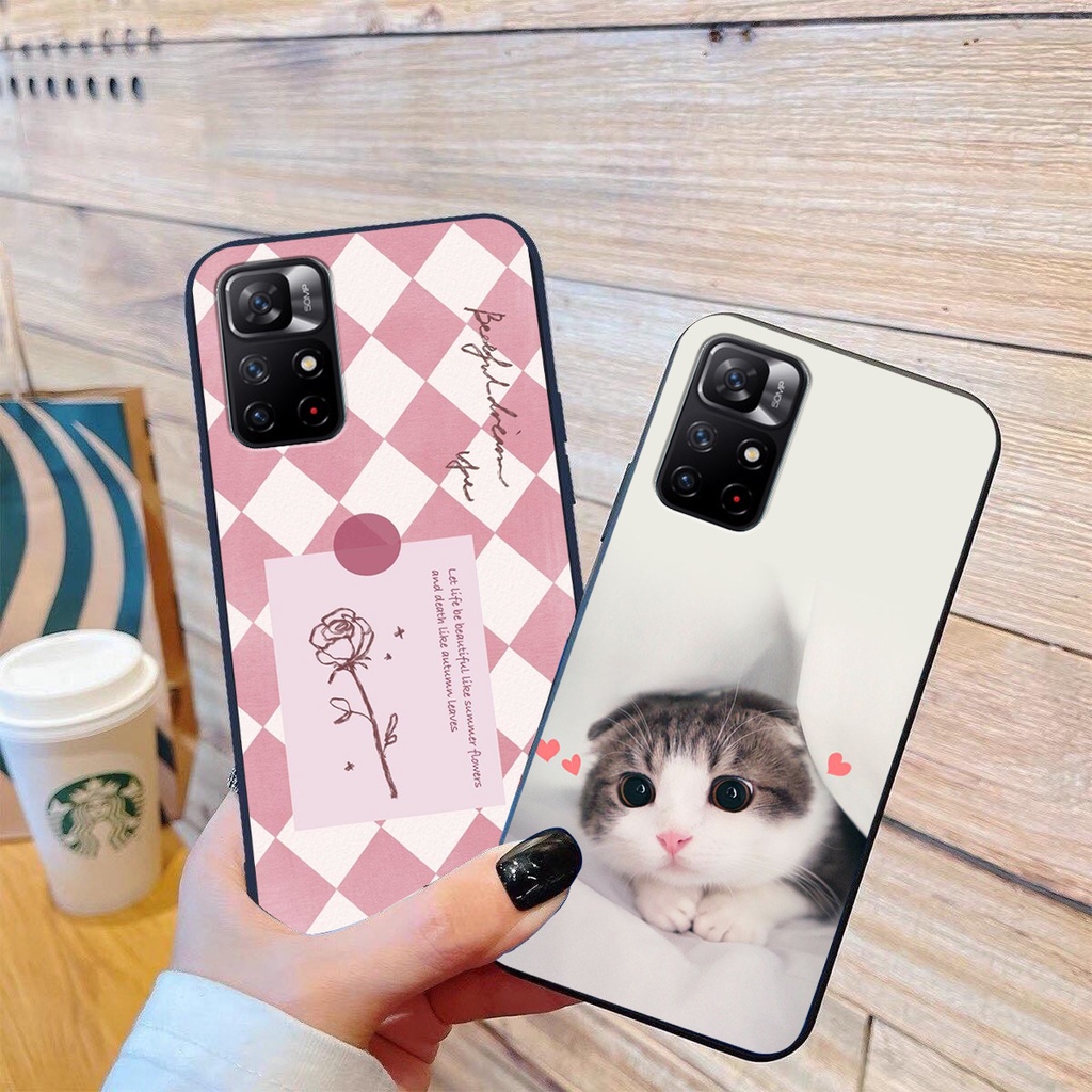 Ốp lưng Xiaomi REDMI NOTE 11S 5G in hình cao cấp mẫu kẻ caro,mikenbe@r siêu hot