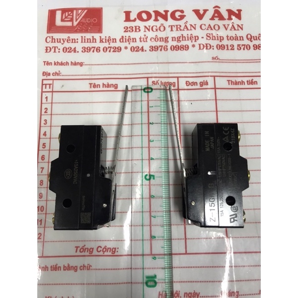 Công tắc hành trình Omron  Z-15GQ-B/ Z-15GW-B/ Z-15GW22-B/Z-15GQ22-B/Z-15GW2-B