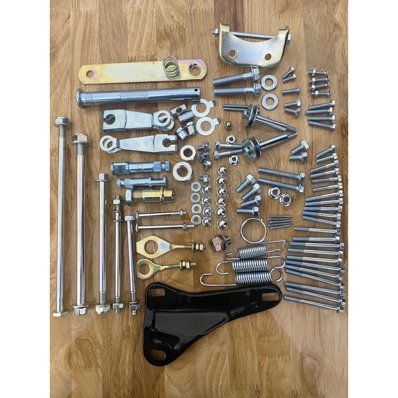 BỘ ỐC MỚI CHO XE SUPER CUP 81-82 NƯỚC MẠ VÀ REN TIÊU CHUẨN HONDA