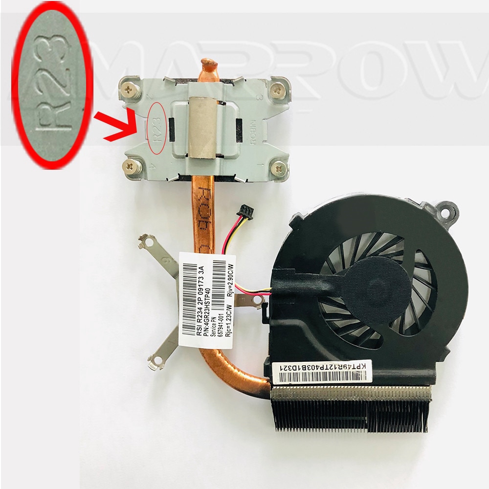 Quạt TảN NhiệT Cpu Cho HP G4-1000 G6-1000 G4 G6 657941-001 Cho Bo Mạch Chủ R23