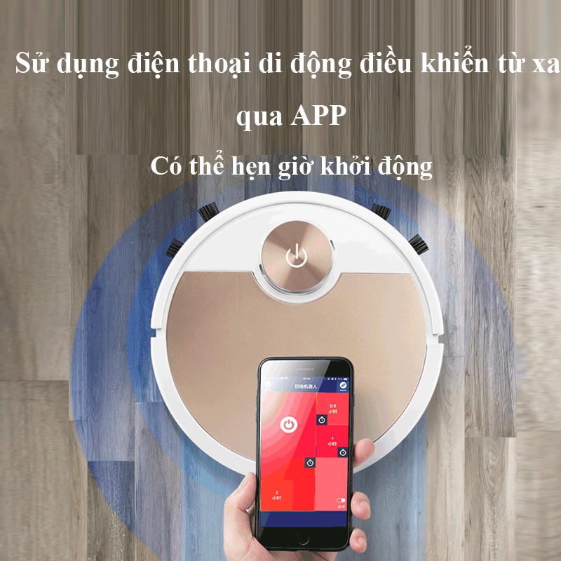 Robot Hút Bụi Lau Nhà máy hút bụi tự động ES06 Điều Khiển Qua App Hút Sạch Mọi Ngóc Ngách Trong Nhà Bảo Hành 100 Ngày