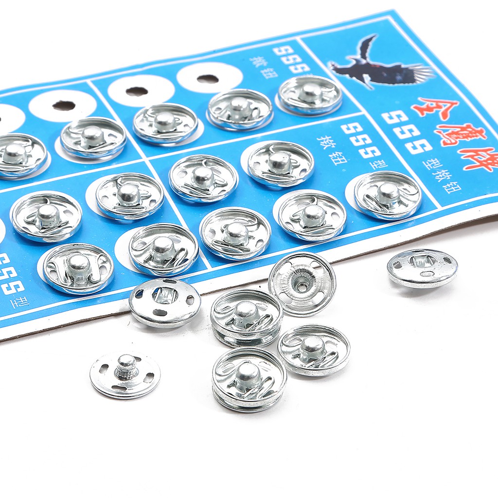 Phụ Kiện Nút Quần Áo Bằng Kim Loại 8/ 12/ 1 / 18/ 20mm