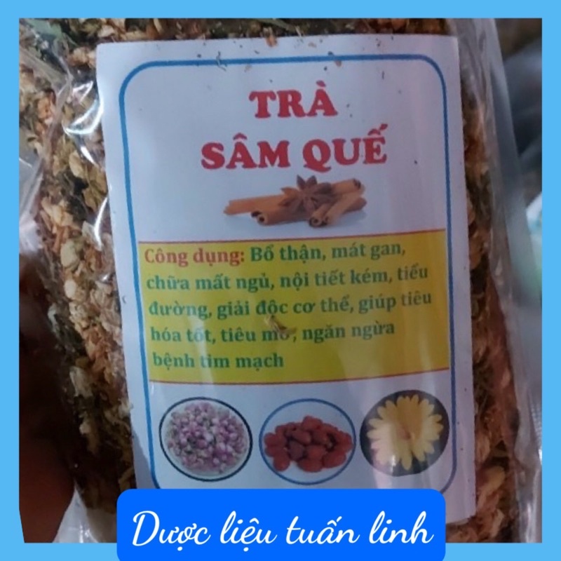 500g🌸 Trà sâm quế🌸bổ thận,mát gan,mất ngủ,nội tiết kém,tiểu đường, thải độc cơ thể🌸 -dltd
